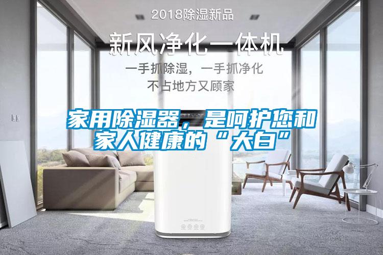 家用除濕器，是呵護(hù)您和家人健康的“大白”