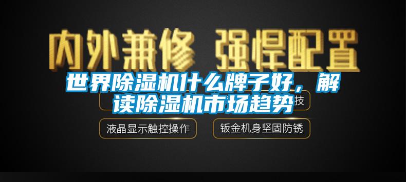 世界除濕機(jī)什么牌子好，解讀除濕機(jī)市場趨勢