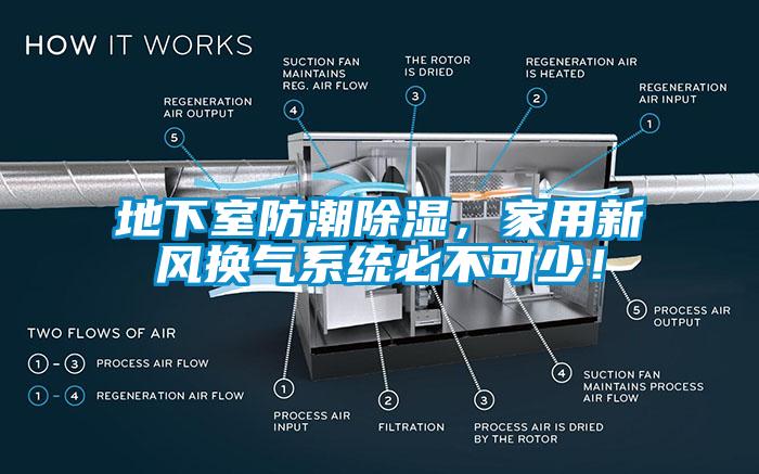 地下室防潮除濕，家用新風(fēng)換氣系統(tǒng)必不可少！