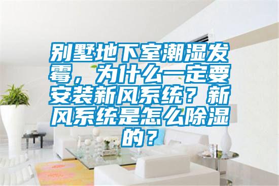 別墅地下室潮濕發(fā)霉，為什么一定要安裝新風(fēng)系統(tǒng)？新風(fēng)系統(tǒng)是怎么除濕的？