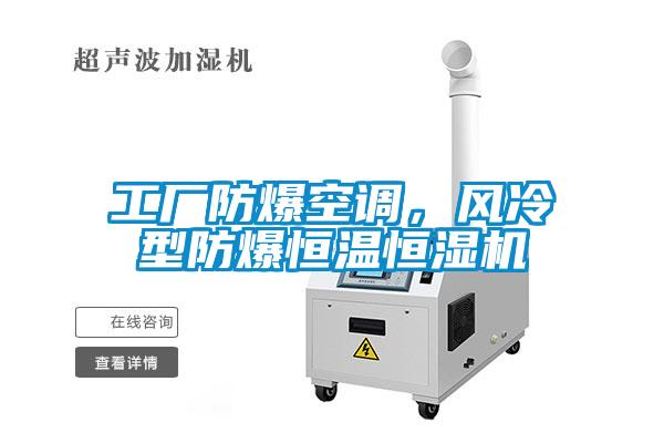 工廠防爆空調(diào)，風(fēng)冷型防爆恒溫恒濕機