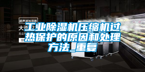 工業(yè)除濕機壓縮機過熱保護的原因和處理方法_重復(fù)