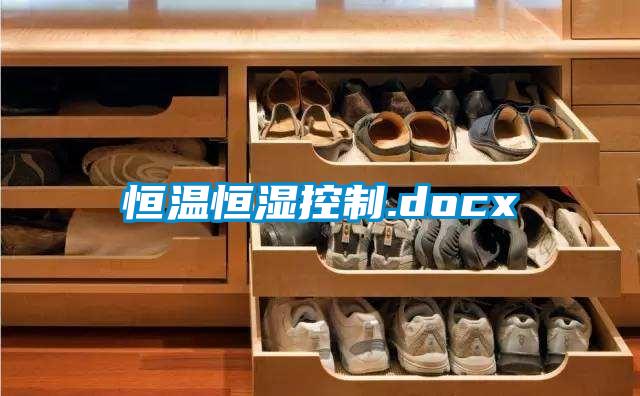 恒溫恒濕控制.docx