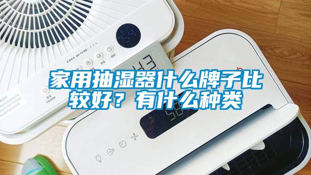 家用抽濕器什么牌子比較好？有什么種類