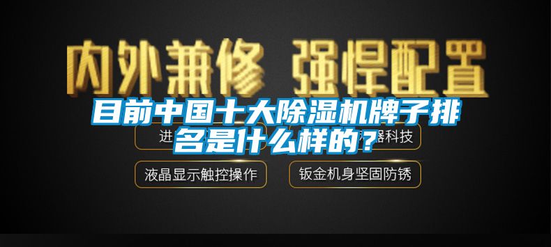 目前中國十大除濕機(jī)牌子排名是什么樣的？