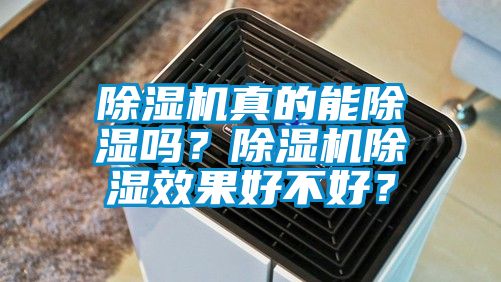 除濕機真的能除濕嗎？除濕機除濕效果好不好？