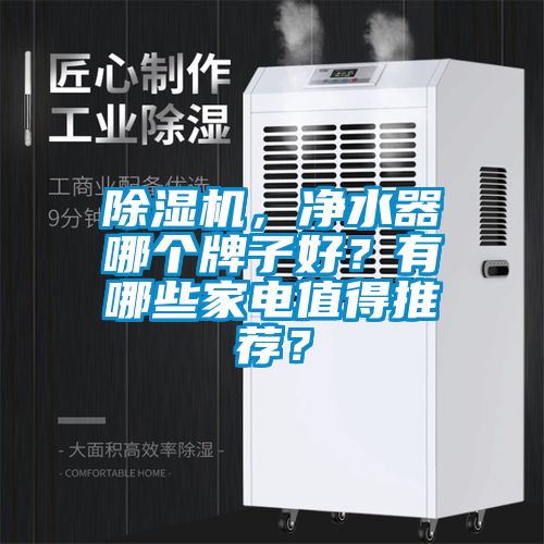 除濕機，凈水器哪個牌子好？有哪些家電值得推薦？